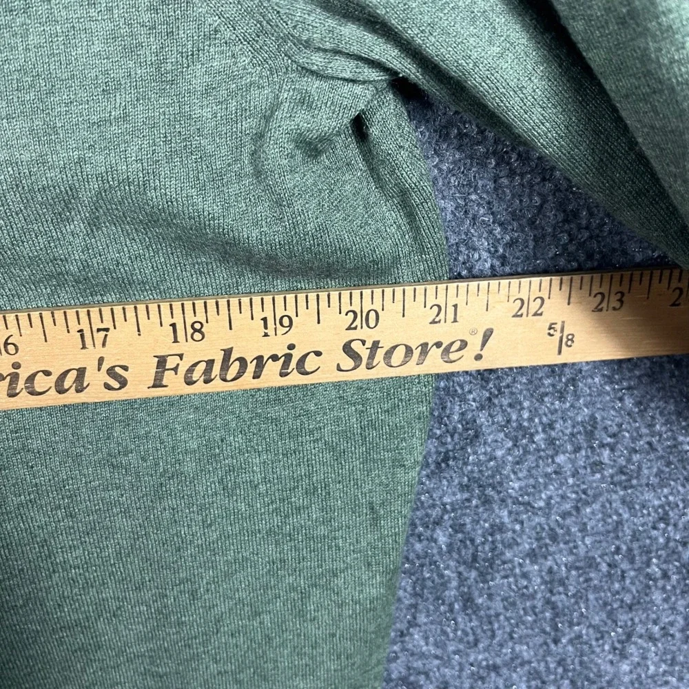 Banana Republic V-Neck Sweater Mens L Green Silk Cashmere Luxury Blend NWOT